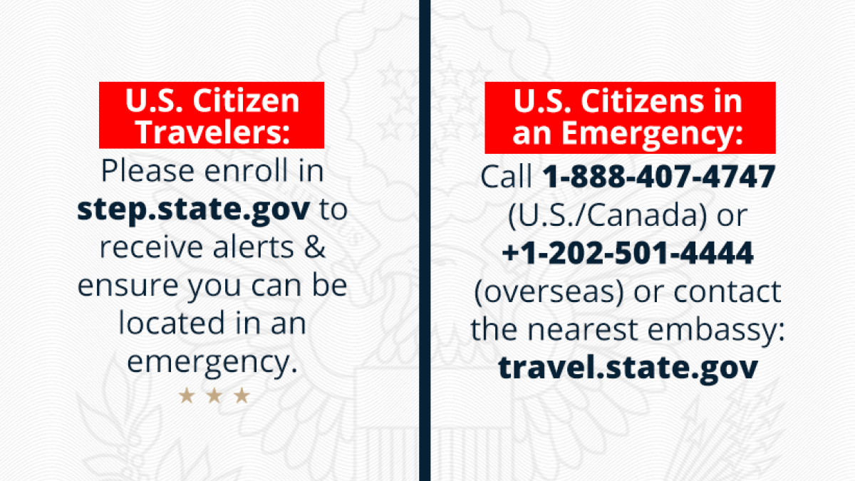 State Department STEP COVID-19 flyer