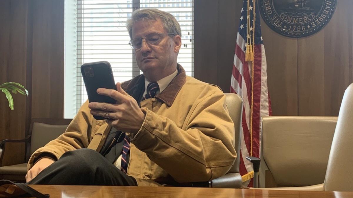 Representative Burchett on phone