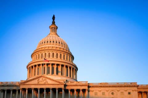 U.S. Capitol Building at Dawn