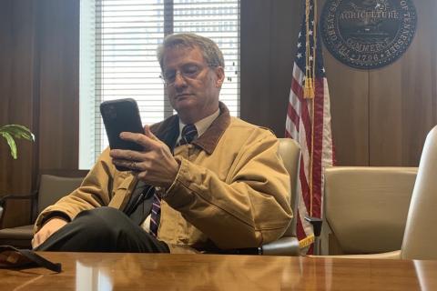 Representative Burchett on phone