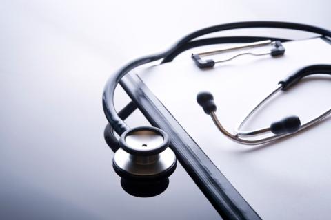 stethoscope on a clipboard