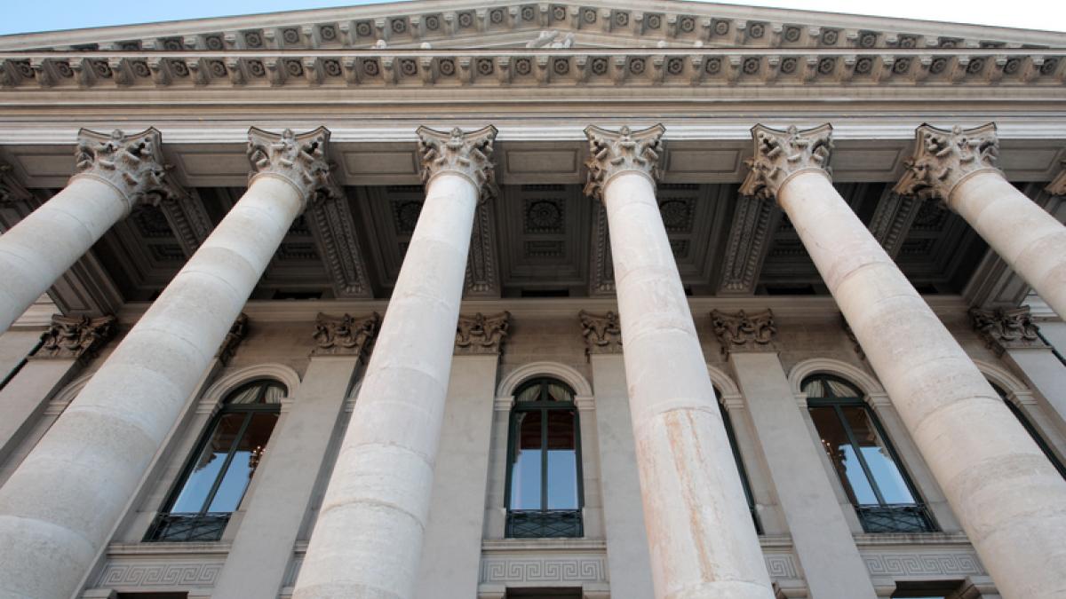 Federal Office Building entrance with columns