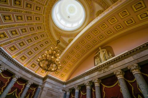 Ceiling of the National Statuary Hall
